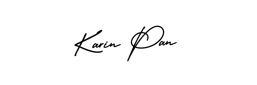 You can use this online signature creator to create a handwritten signature for the name Karin Pan. This is the best online autograph maker. Karin Pan signature style 3 images and pictures png