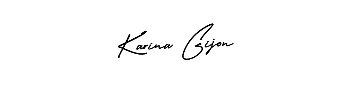 Check out images of Autograph of Karina Gijon name. Actor Karina Gijon Signature Style. AmerikaSignatureDemo-Regular is a professional sign style online. Karina Gijon signature style 3 images and pictures png