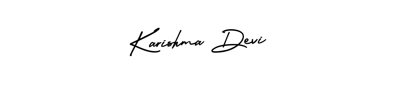 It looks lik you need a new signature style for name Karishma Devi. Design unique handwritten (AmerikaSignatureDemo-Regular) signature with our free signature maker in just a few clicks. Karishma Devi signature style 3 images and pictures png