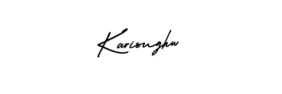 Design your own signature with our free online signature maker. With this signature software, you can create a handwritten (AmerikaSignatureDemo-Regular) signature for name Karisughw. Karisughw signature style 3 images and pictures png