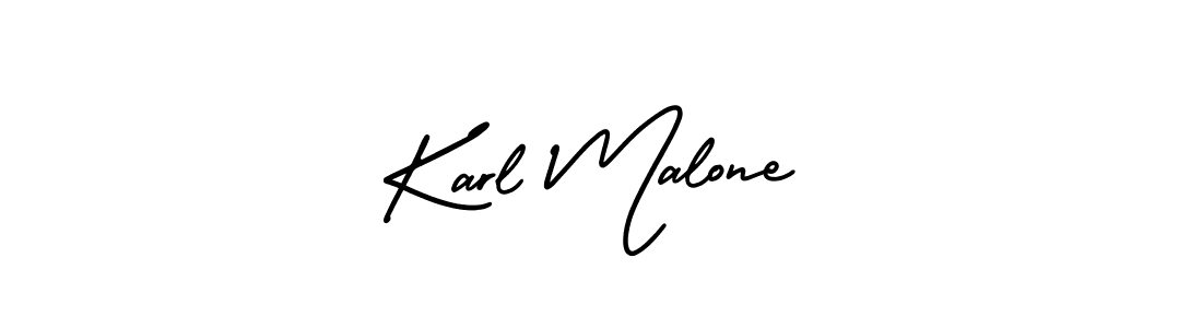 Design your own signature with our free online signature maker. With this signature software, you can create a handwritten (AmerikaSignatureDemo-Regular) signature for name Karl Malone. Karl Malone signature style 3 images and pictures png