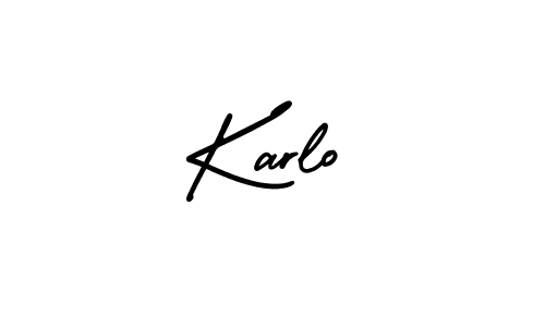 This is the best signature style for the Karlo name. Also you like these signature font (AmerikaSignatureDemo-Regular). Mix name signature. Karlo signature style 3 images and pictures png