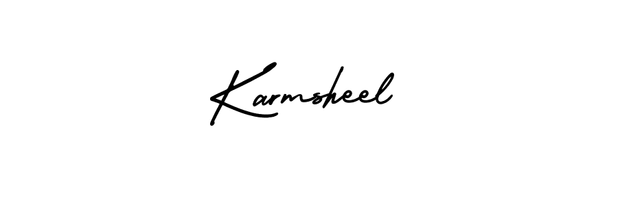 if you are searching for the best signature style for your name Karmsheel. so please give up your signature search. here we have designed multiple signature styles  using AmerikaSignatureDemo-Regular. Karmsheel signature style 3 images and pictures png