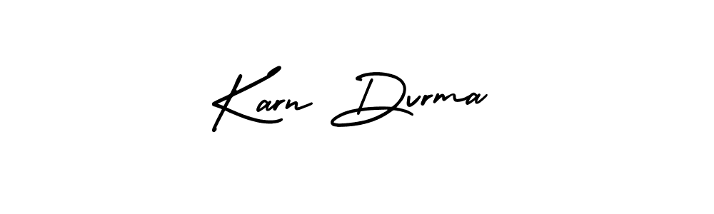How to Draw Karn Dvrma signature style? AmerikaSignatureDemo-Regular is a latest design signature styles for name Karn Dvrma. Karn Dvrma signature style 3 images and pictures png