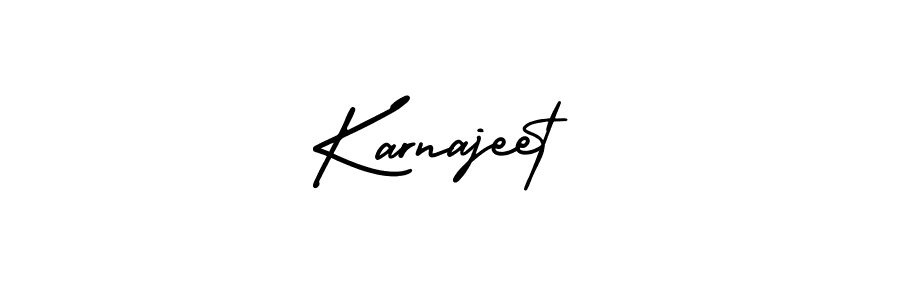 Use a signature maker to create a handwritten signature online. With this signature software, you can design (AmerikaSignatureDemo-Regular) your own signature for name Karnajeet. Karnajeet signature style 3 images and pictures png