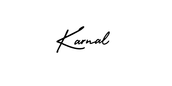 AmerikaSignatureDemo-Regular is a professional signature style that is perfect for those who want to add a touch of class to their signature. It is also a great choice for those who want to make their signature more unique. Get Karnal name to fancy signature for free. Karnal signature style 3 images and pictures png