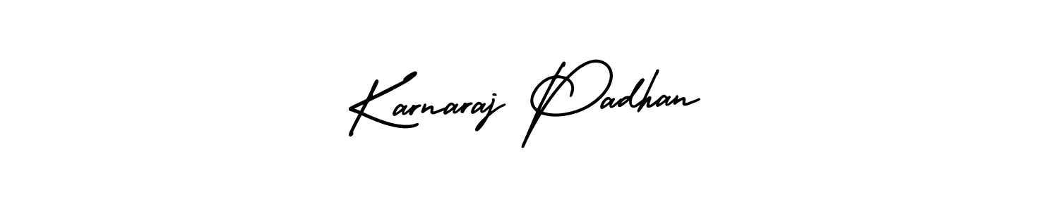 Also You can easily find your signature by using the search form. We will create Karnaraj Padhan name handwritten signature images for you free of cost using AmerikaSignatureDemo-Regular sign style. Karnaraj Padhan signature style 3 images and pictures png