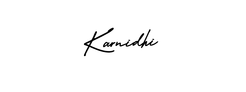 if you are searching for the best signature style for your name Karnidhi. so please give up your signature search. here we have designed multiple signature styles  using AmerikaSignatureDemo-Regular. Karnidhi signature style 3 images and pictures png