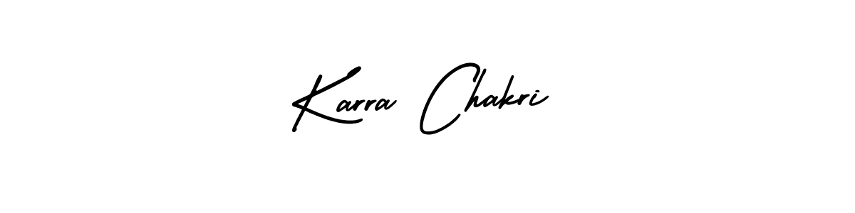 Create a beautiful signature design for name Karra Chakri. With this signature (AmerikaSignatureDemo-Regular) fonts, you can make a handwritten signature for free. Karra Chakri signature style 3 images and pictures png