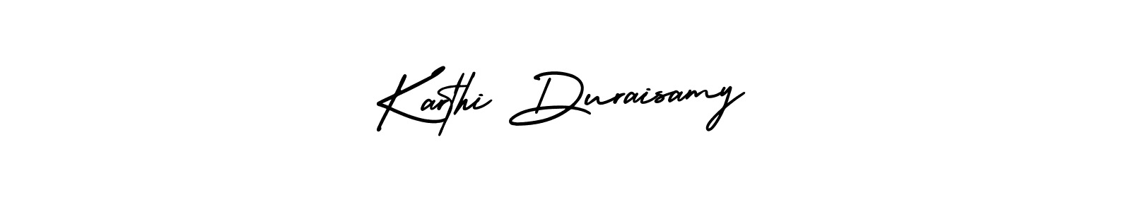Design your own signature with our free online signature maker. With this signature software, you can create a handwritten (AmerikaSignatureDemo-Regular) signature for name Karthi Duraisamy. Karthi Duraisamy signature style 3 images and pictures png