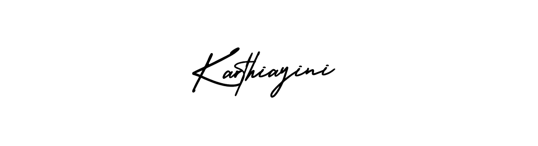 The best way (AmerikaSignatureDemo-Regular) to make a short signature is to pick only two or three words in your name. The name Karthiayini include a total of six letters. For converting this name. Karthiayini signature style 3 images and pictures png