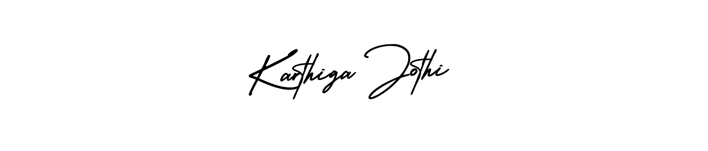 This is the best signature style for the Karthiga Jothi name. Also you like these signature font (AmerikaSignatureDemo-Regular). Mix name signature. Karthiga Jothi signature style 3 images and pictures png