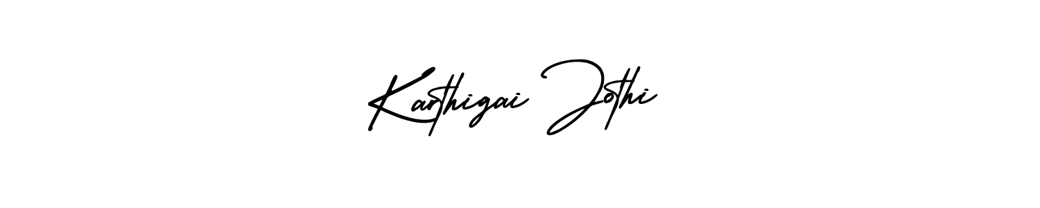 AmerikaSignatureDemo-Regular is a professional signature style that is perfect for those who want to add a touch of class to their signature. It is also a great choice for those who want to make their signature more unique. Get Karthigai Jothi name to fancy signature for free. Karthigai Jothi signature style 3 images and pictures png