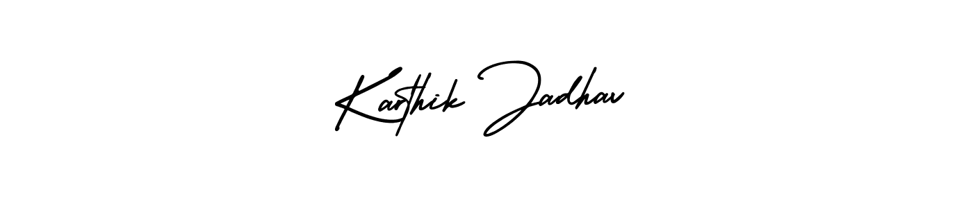 Make a beautiful signature design for name Karthik Jadhav. Use this online signature maker to create a handwritten signature for free. Karthik Jadhav signature style 3 images and pictures png