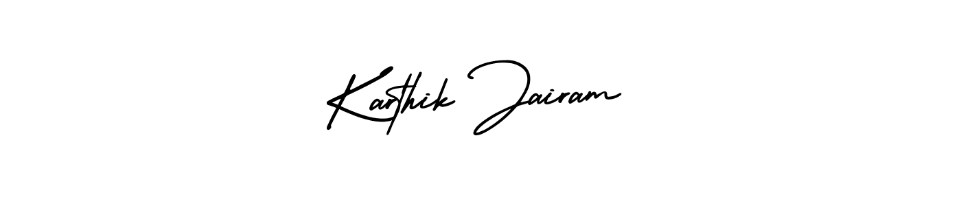 Create a beautiful signature design for name Karthik Jairam. With this signature (AmerikaSignatureDemo-Regular) fonts, you can make a handwritten signature for free. Karthik Jairam signature style 3 images and pictures png