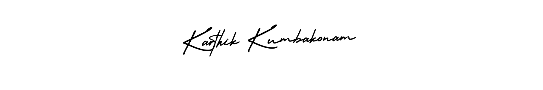 You should practise on your own different ways (AmerikaSignatureDemo-Regular) to write your name (Karthik Kumbakonam) in signature. don't let someone else do it for you. Karthik Kumbakonam signature style 3 images and pictures png
