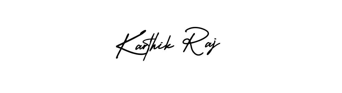 Best and Professional Signature Style for Karthik Raj. AmerikaSignatureDemo-Regular Best Signature Style Collection. Karthik Raj signature style 3 images and pictures png