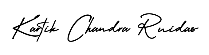 You can use this online signature creator to create a handwritten signature for the name Kartik Chandra Ruidas. This is the best online autograph maker. Kartik Chandra Ruidas signature style 3 images and pictures png