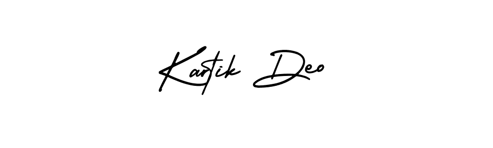 It looks lik you need a new signature style for name Kartik Deo. Design unique handwritten (AmerikaSignatureDemo-Regular) signature with our free signature maker in just a few clicks. Kartik Deo signature style 3 images and pictures png
