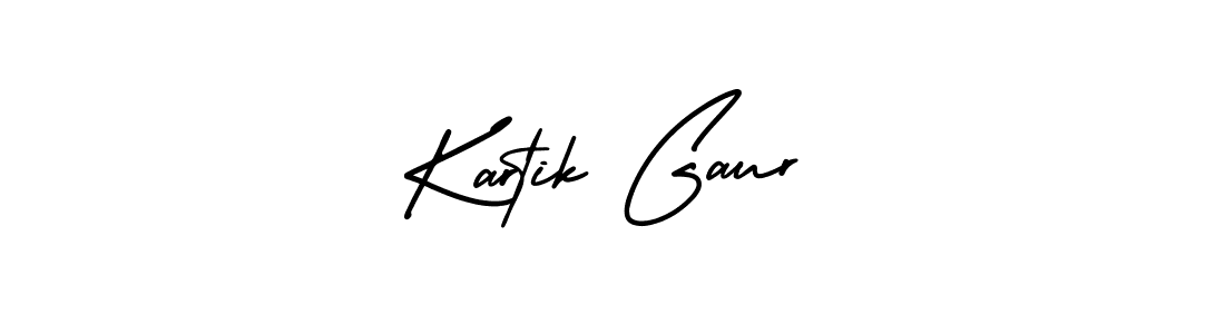 Design your own signature with our free online signature maker. With this signature software, you can create a handwritten (AmerikaSignatureDemo-Regular) signature for name Kartik Gaur. Kartik Gaur signature style 3 images and pictures png