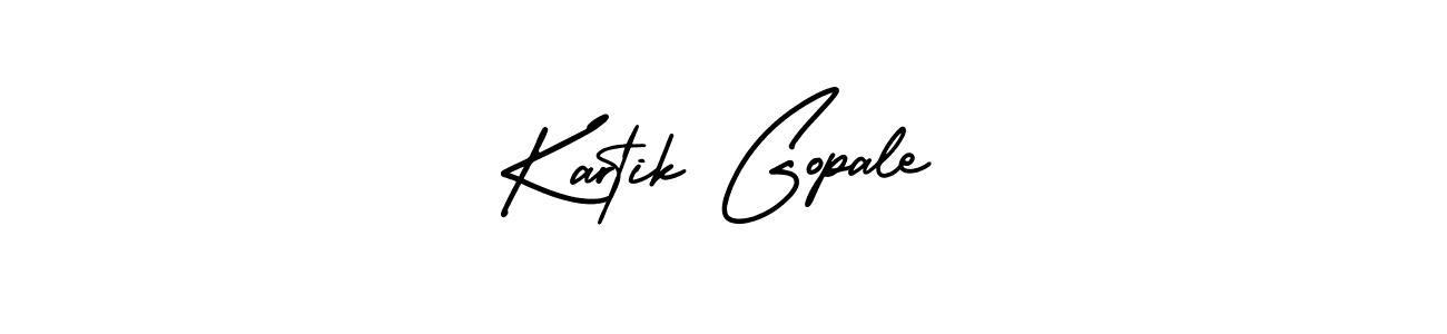 It looks lik you need a new signature style for name Kartik Gopale. Design unique handwritten (AmerikaSignatureDemo-Regular) signature with our free signature maker in just a few clicks. Kartik Gopale signature style 3 images and pictures png