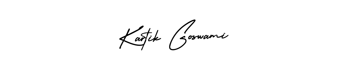 Also we have Kartik Goswami name is the best signature style. Create professional handwritten signature collection using AmerikaSignatureDemo-Regular autograph style. Kartik Goswami signature style 3 images and pictures png