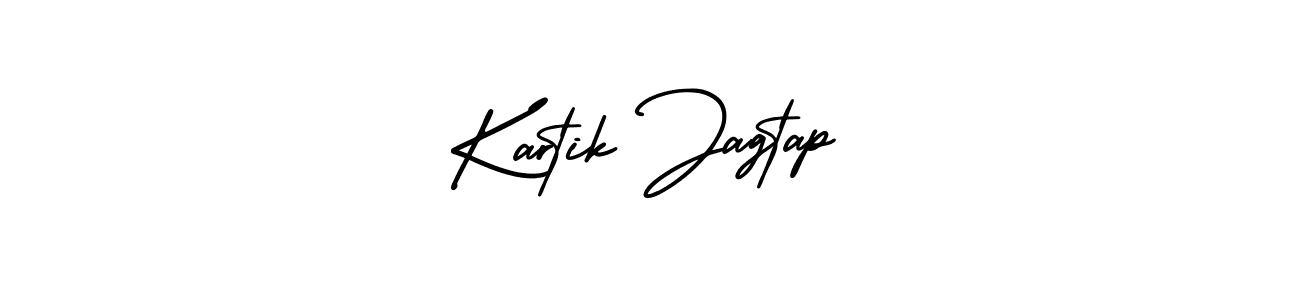 Kartik Jagtap stylish signature style. Best Handwritten Sign (AmerikaSignatureDemo-Regular) for my name. Handwritten Signature Collection Ideas for my name Kartik Jagtap. Kartik Jagtap signature style 3 images and pictures png