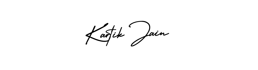 This is the best signature style for the Kartik Jain name. Also you like these signature font (AmerikaSignatureDemo-Regular). Mix name signature. Kartik Jain signature style 3 images and pictures png