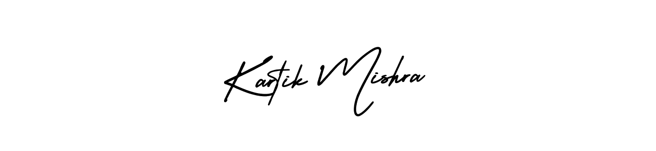 You should practise on your own different ways (AmerikaSignatureDemo-Regular) to write your name (Kartik Mishra) in signature. don't let someone else do it for you. Kartik Mishra signature style 3 images and pictures png