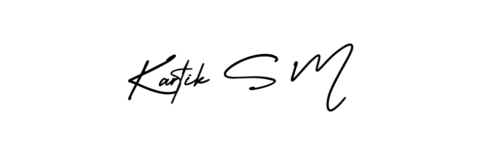 Similarly AmerikaSignatureDemo-Regular is the best handwritten signature design. Signature creator online .You can use it as an online autograph creator for name Kartik S M. Kartik S M signature style 3 images and pictures png