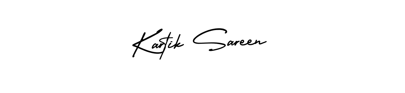 Make a beautiful signature design for name Kartik Sareen. With this signature (AmerikaSignatureDemo-Regular) style, you can create a handwritten signature for free. Kartik Sareen signature style 3 images and pictures png