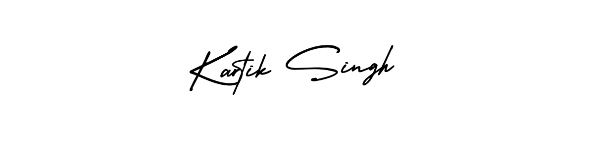 This is the best signature style for the Kartik Singh name. Also you like these signature font (AmerikaSignatureDemo-Regular). Mix name signature. Kartik Singh signature style 3 images and pictures png