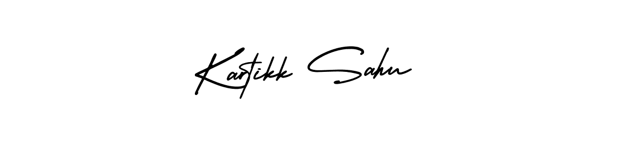 Create a beautiful signature design for name Kartikk Sahu. With this signature (AmerikaSignatureDemo-Regular) fonts, you can make a handwritten signature for free. Kartikk Sahu signature style 3 images and pictures png