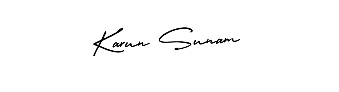 Also we have Karun Sunam name is the best signature style. Create professional handwritten signature collection using AmerikaSignatureDemo-Regular autograph style. Karun Sunam signature style 3 images and pictures png