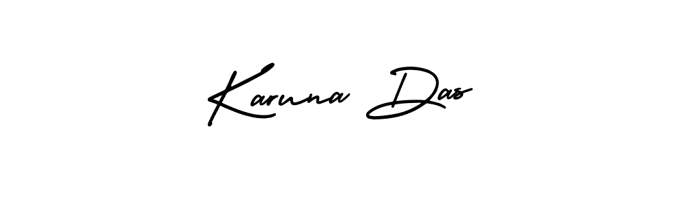 AmerikaSignatureDemo-Regular is a professional signature style that is perfect for those who want to add a touch of class to their signature. It is also a great choice for those who want to make their signature more unique. Get Karuna Das name to fancy signature for free. Karuna Das signature style 3 images and pictures png