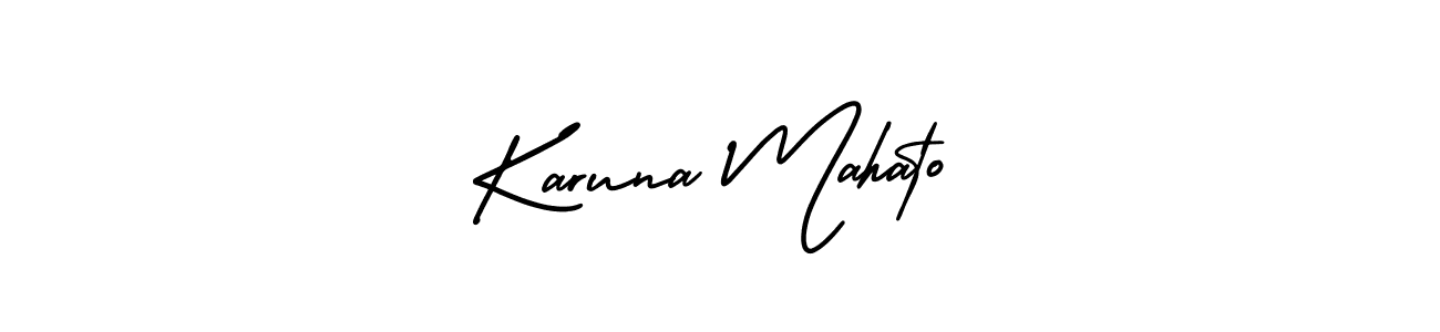 Make a beautiful signature design for name Karuna Mahato. Use this online signature maker to create a handwritten signature for free. Karuna Mahato signature style 3 images and pictures png