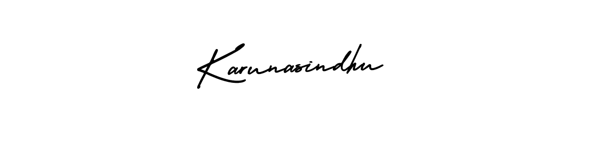 Also You can easily find your signature by using the search form. We will create Karunasindhu name handwritten signature images for you free of cost using AmerikaSignatureDemo-Regular sign style. Karunasindhu signature style 3 images and pictures png