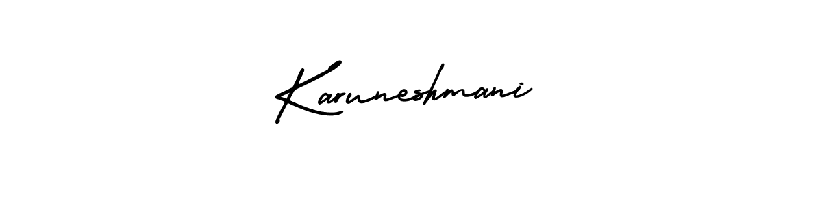 Once you've used our free online signature maker to create your best signature AmerikaSignatureDemo-Regular style, it's time to enjoy all of the benefits that Karuneshmani name signing documents. Karuneshmani signature style 3 images and pictures png