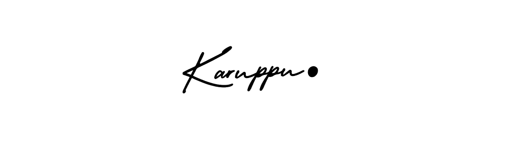 Use a signature maker to create a handwritten signature online. With this signature software, you can design (AmerikaSignatureDemo-Regular) your own signature for name Karuppu•. Karuppu• signature style 3 images and pictures png