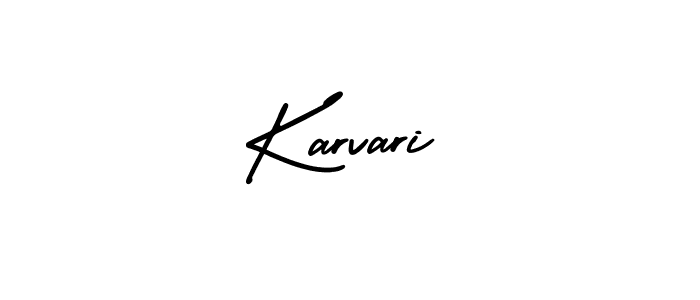 Check out images of Autograph of Karvari name. Actor Karvari Signature Style. AmerikaSignatureDemo-Regular is a professional sign style online. Karvari signature style 3 images and pictures png