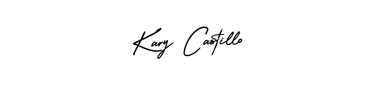 Make a beautiful signature design for name Kary Castillo. With this signature (AmerikaSignatureDemo-Regular) style, you can create a handwritten signature for free. Kary Castillo signature style 3 images and pictures png