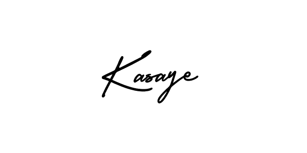 Use a signature maker to create a handwritten signature online. With this signature software, you can design (AmerikaSignatureDemo-Regular) your own signature for name Kasaye. Kasaye signature style 3 images and pictures png