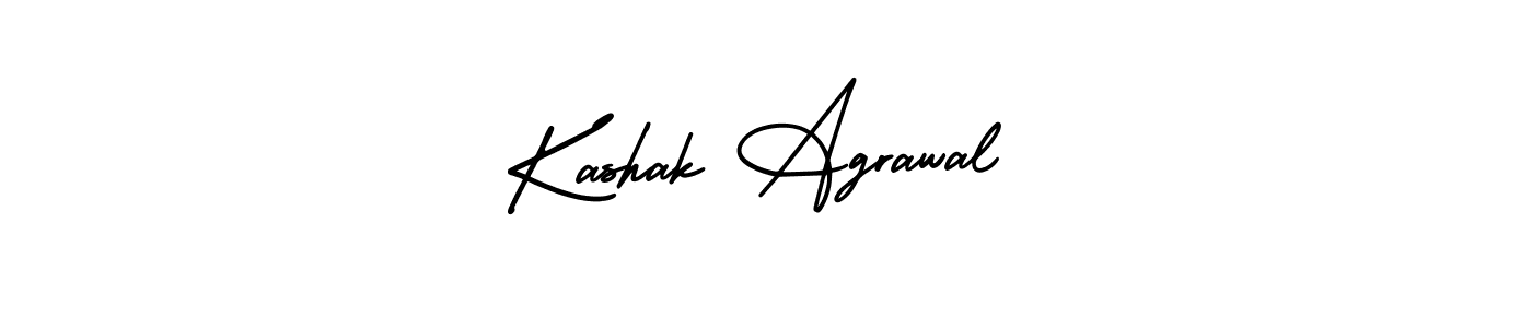 The best way (AmerikaSignatureDemo-Regular) to make a short signature is to pick only two or three words in your name. The name Kashak Agrawal include a total of six letters. For converting this name. Kashak Agrawal signature style 3 images and pictures png