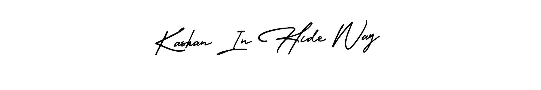 Use a signature maker to create a handwritten signature online. With this signature software, you can design (AmerikaSignatureDemo-Regular) your own signature for name Kashan In Hide Way. Kashan In Hide Way signature style 3 images and pictures png