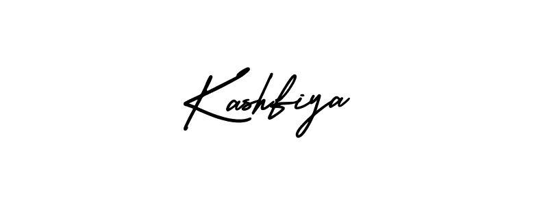 You should practise on your own different ways (AmerikaSignatureDemo-Regular) to write your name (Kashfiya) in signature. don't let someone else do it for you. Kashfiya signature style 3 images and pictures png