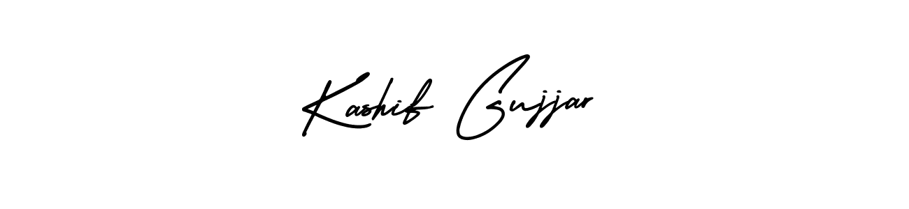 Create a beautiful signature design for name Kashif Gujjar. With this signature (AmerikaSignatureDemo-Regular) fonts, you can make a handwritten signature for free. Kashif Gujjar signature style 3 images and pictures png