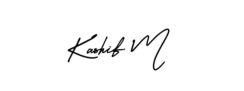 Also You can easily find your signature by using the search form. We will create Kashif M name handwritten signature images for you free of cost using AmerikaSignatureDemo-Regular sign style. Kashif M signature style 3 images and pictures png