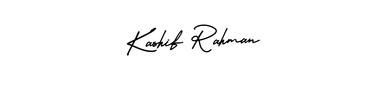You should practise on your own different ways (AmerikaSignatureDemo-Regular) to write your name (Kashif Rahman) in signature. don't let someone else do it for you. Kashif Rahman signature style 3 images and pictures png