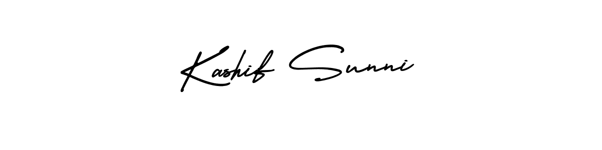 How to make Kashif Sunni signature? AmerikaSignatureDemo-Regular is a professional autograph style. Create handwritten signature for Kashif Sunni name. Kashif Sunni signature style 3 images and pictures png