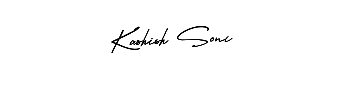 Design your own signature with our free online signature maker. With this signature software, you can create a handwritten (AmerikaSignatureDemo-Regular) signature for name Kashish Soni. Kashish Soni signature style 3 images and pictures png